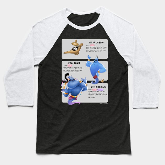 Genie Evolutions Baseball T-Shirt by disneyevolutions